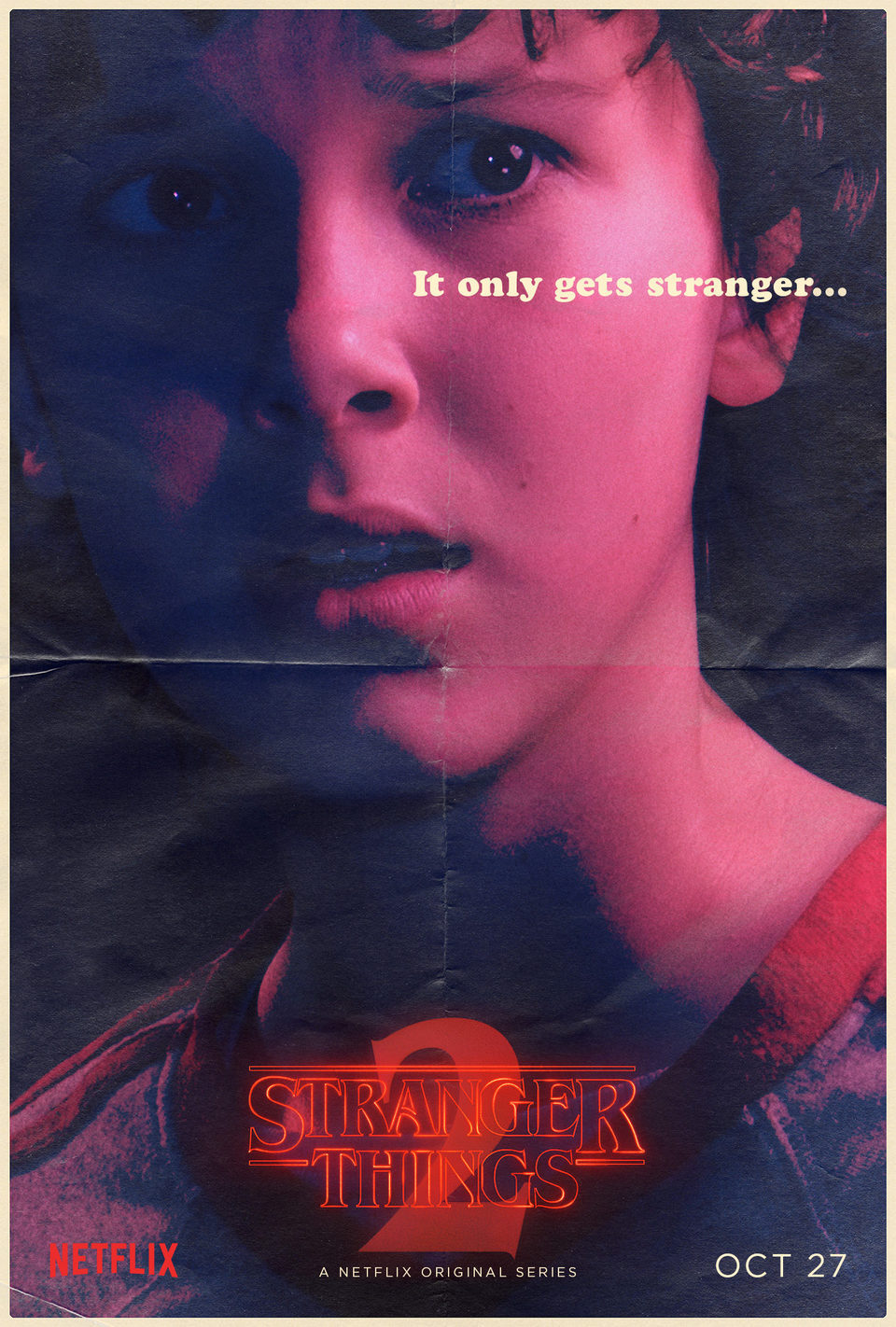 Poster of Stranger Things - Eleven - Temporada 2