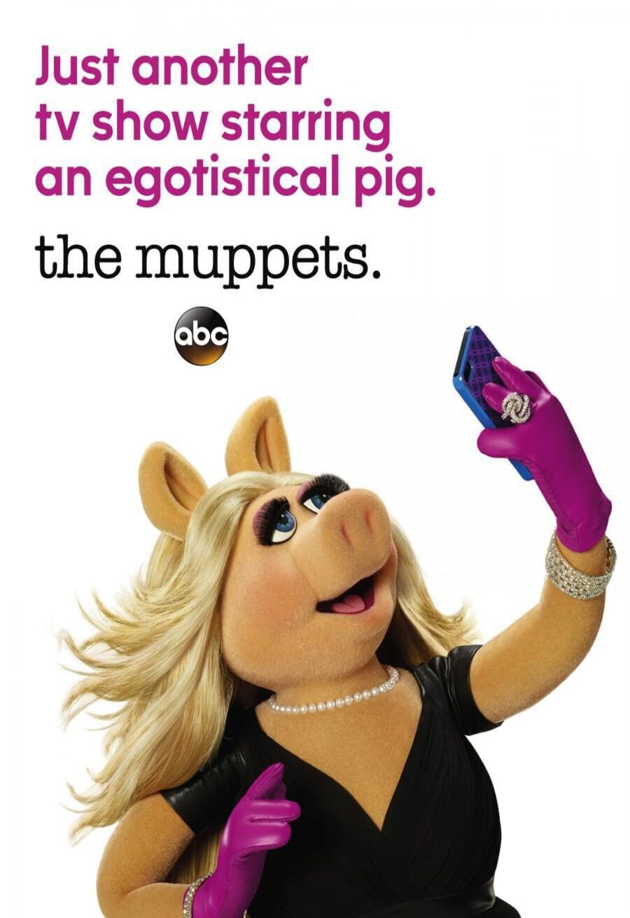 Poster of The Muppets - Cartel señorita Peggy