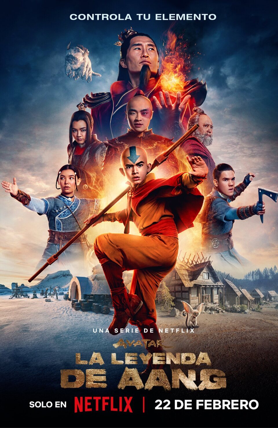 Poster of Avatar: The Last Airbender - Póster España