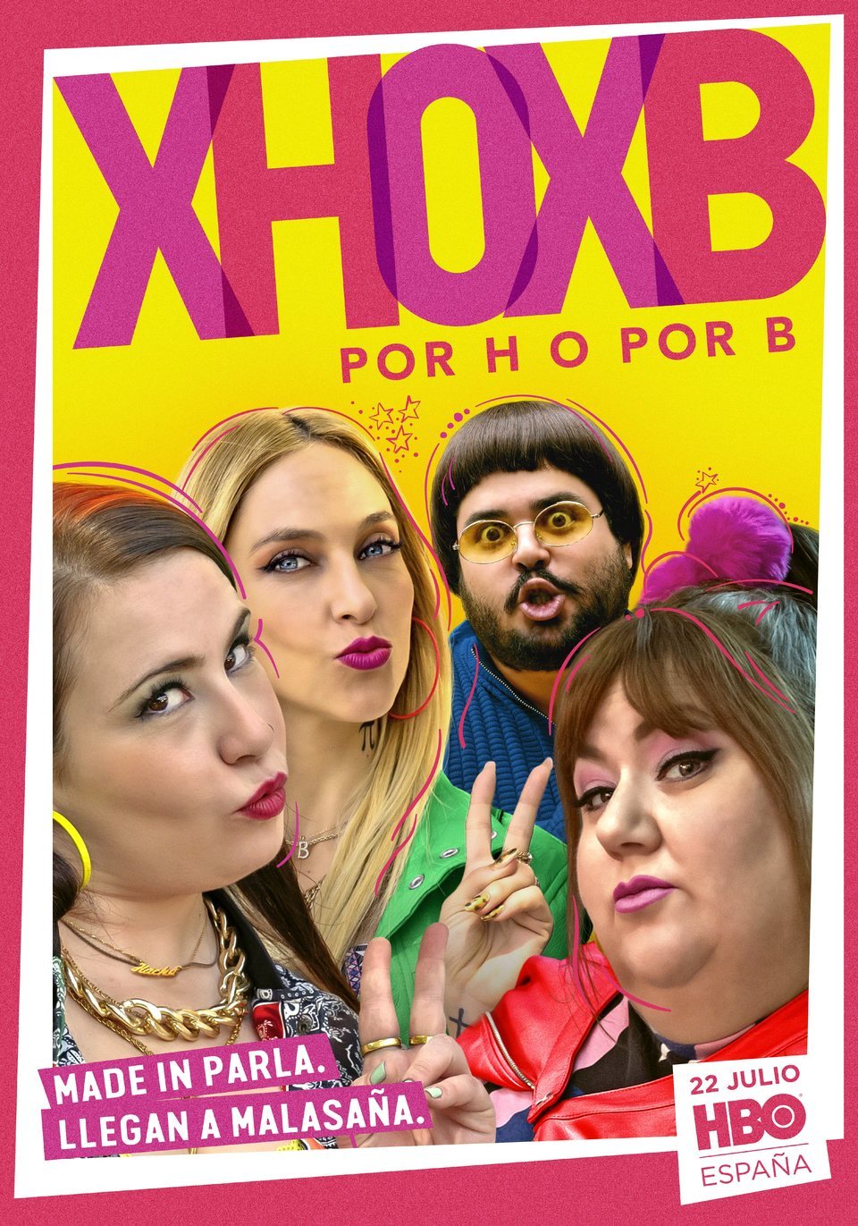 Poster of Por H o por B - Temporada 1
