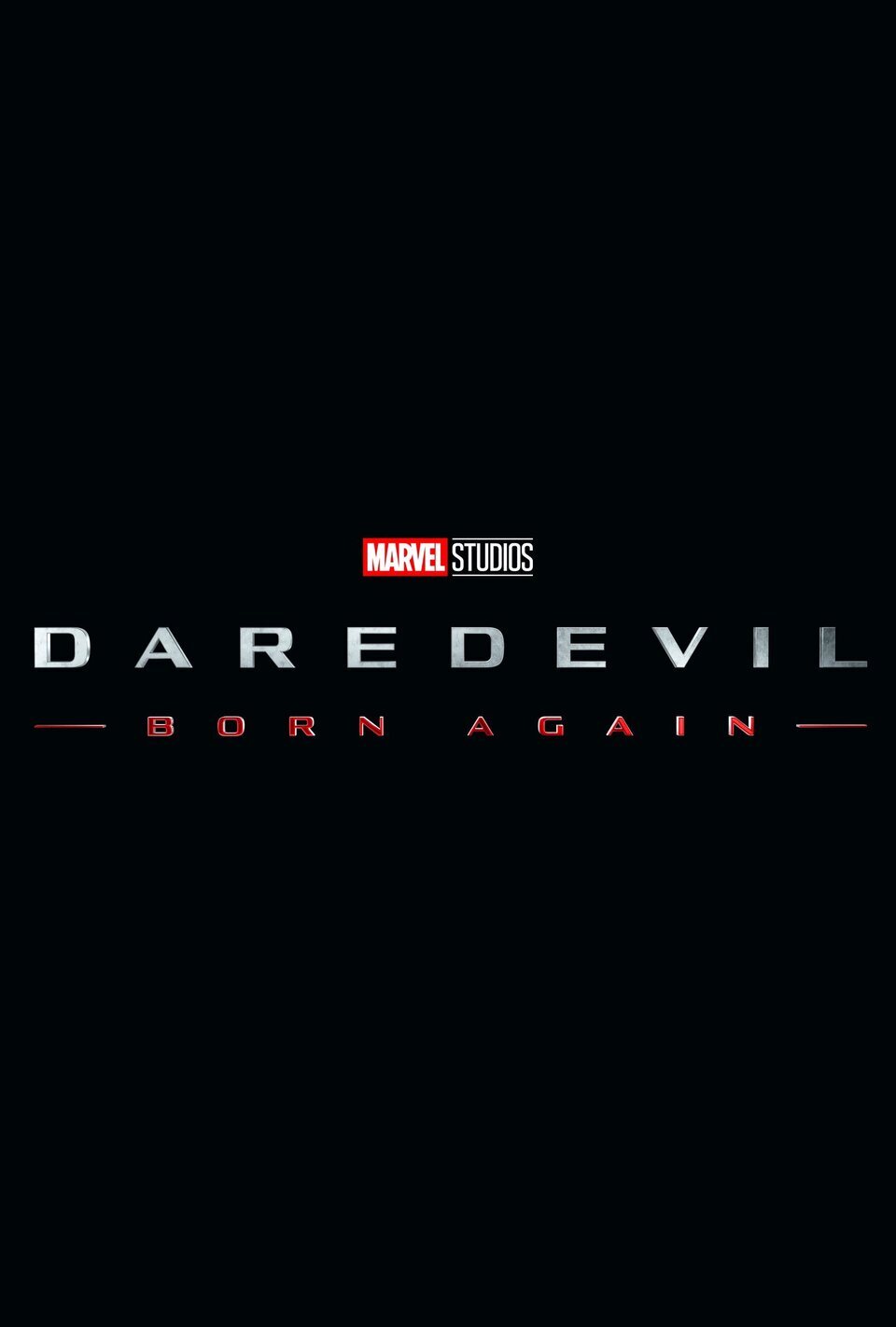 Poster of Daredevil: Born Again - Logo