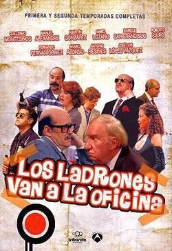 Poster Los ladrones van a la oficina