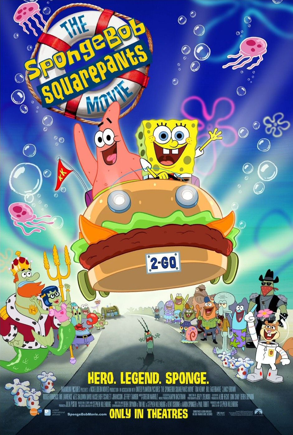 Poster of The SpongeBob SquarePants Movie - Estados Unidos