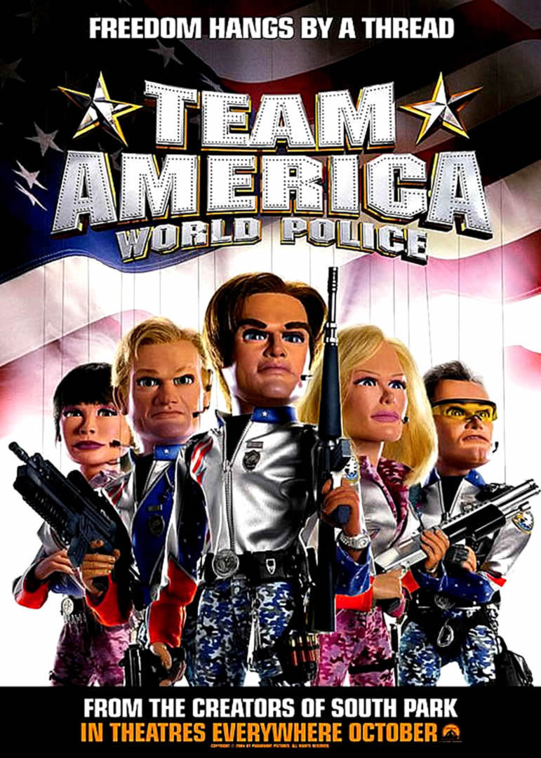 Poster of Team America: World Police - Estados Unidos