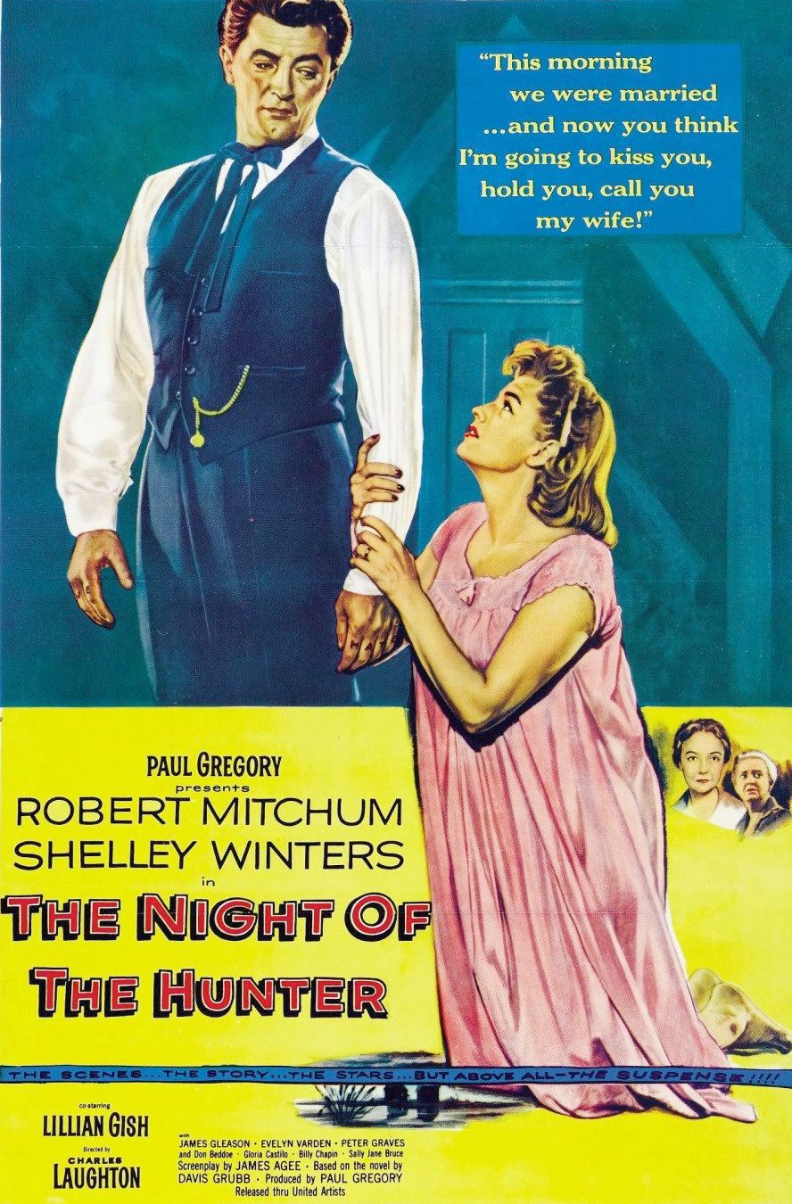 Poster of The Night of the Hunter - Estados Unidos
