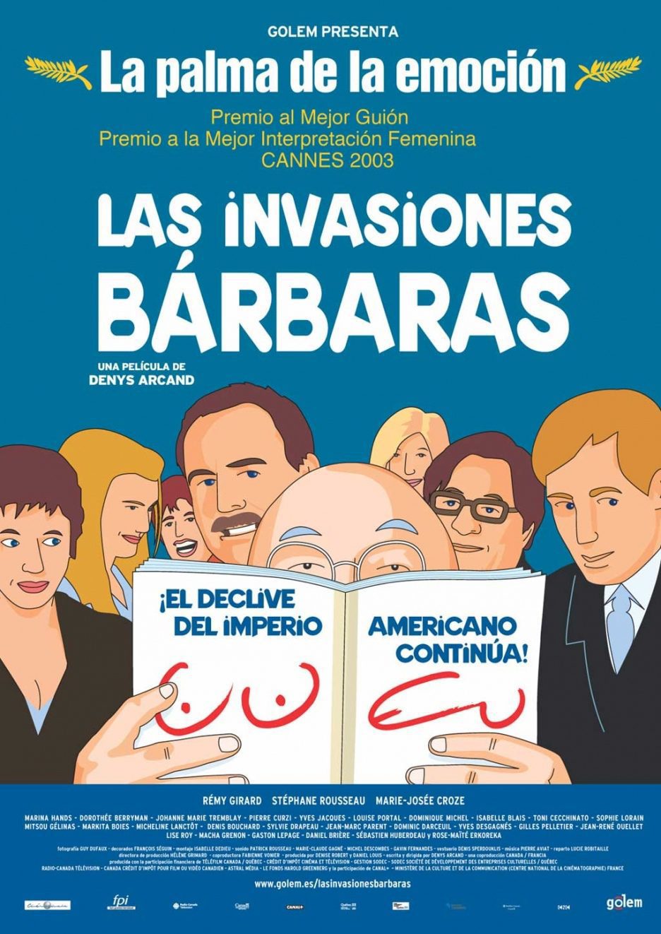 Poster of The Barbarian Invasions - España