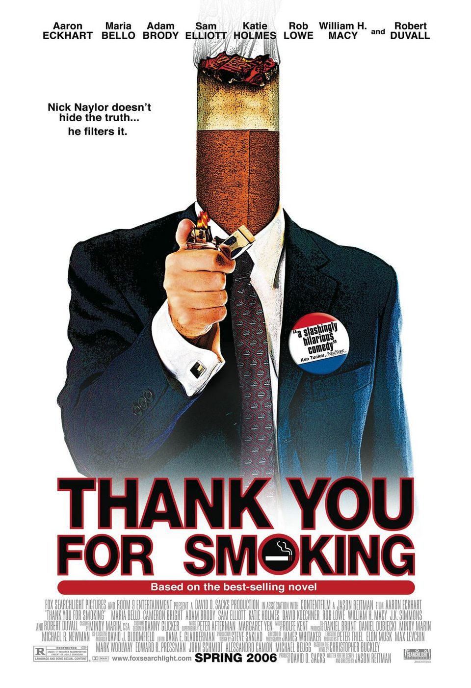 Poster of Thank You for Smoking - Estados Unidos