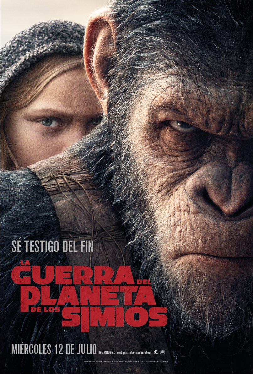 Poster of War for the Planet of the Apes - España
