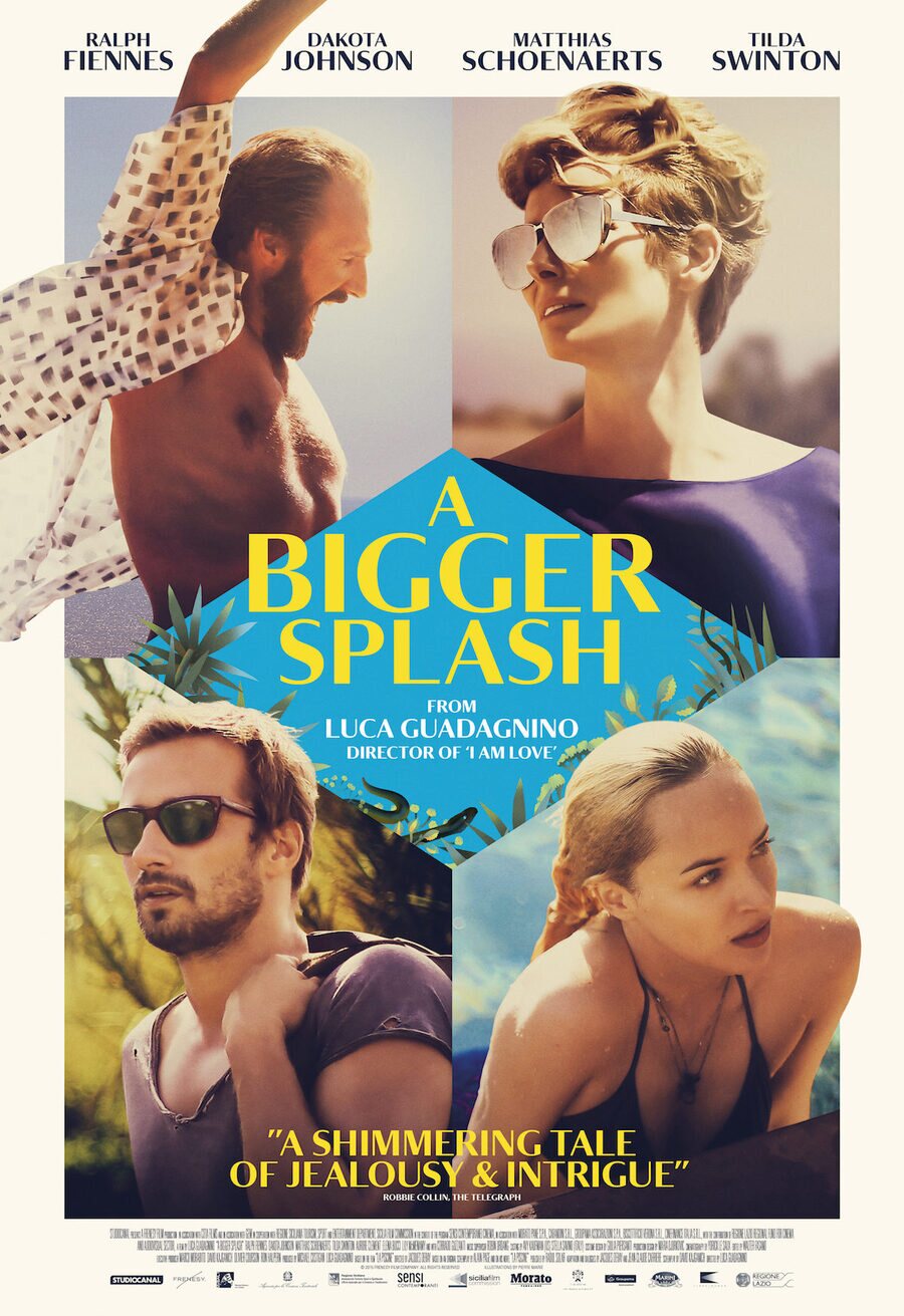 Poster of A Bigger Splash - 'A Bigger Splash' póster Internacional