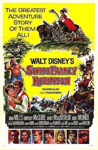 Poster of Swiss Family Robinson - EEUU