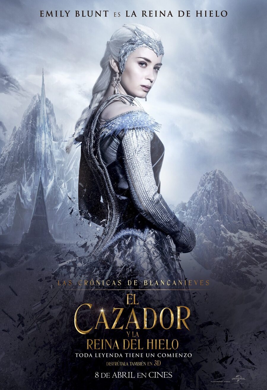 Poster of The Huntsman: Winter's War - Póster España La reina de hielo