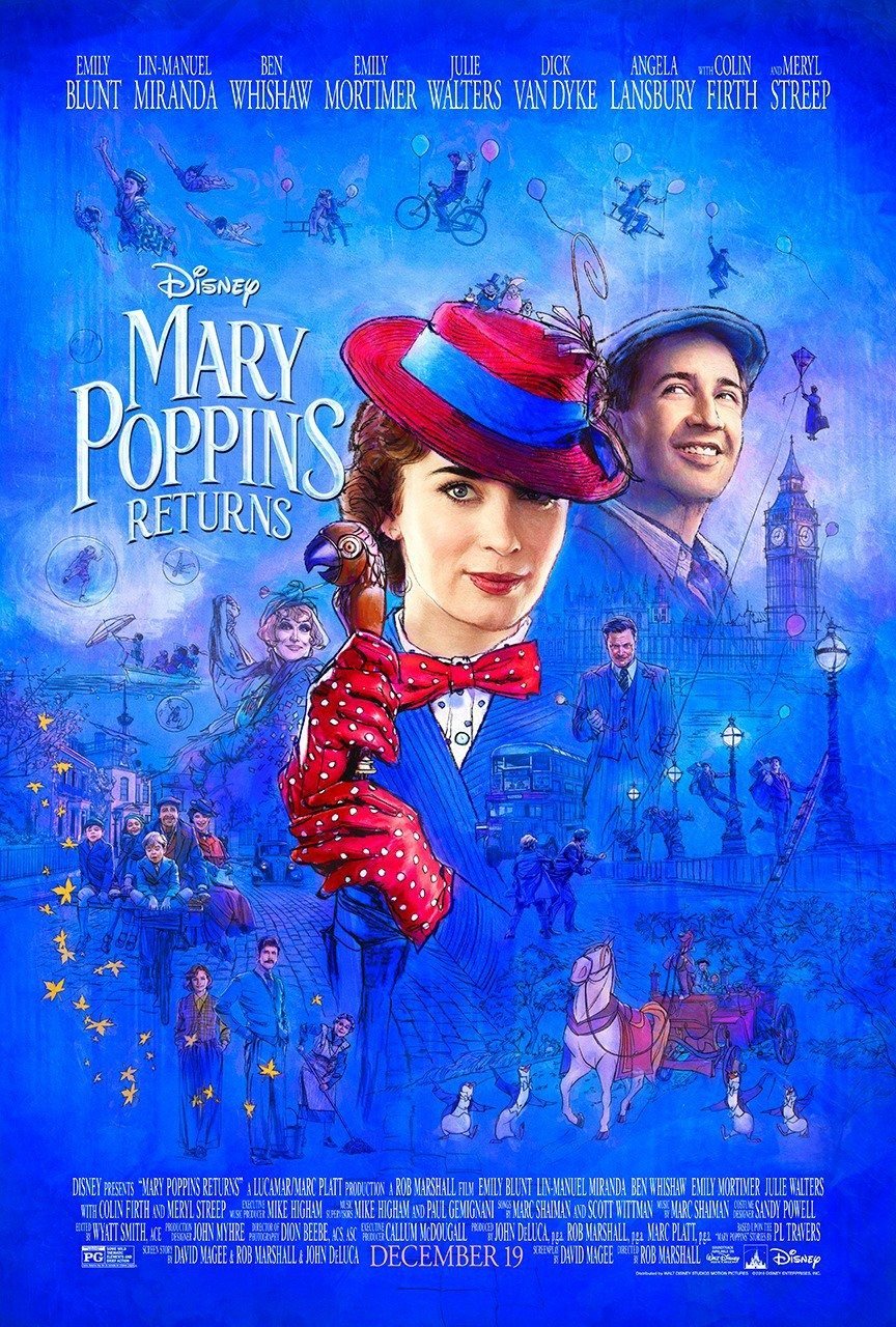 Poster of Mary Poppins Returns - Póster EEUU