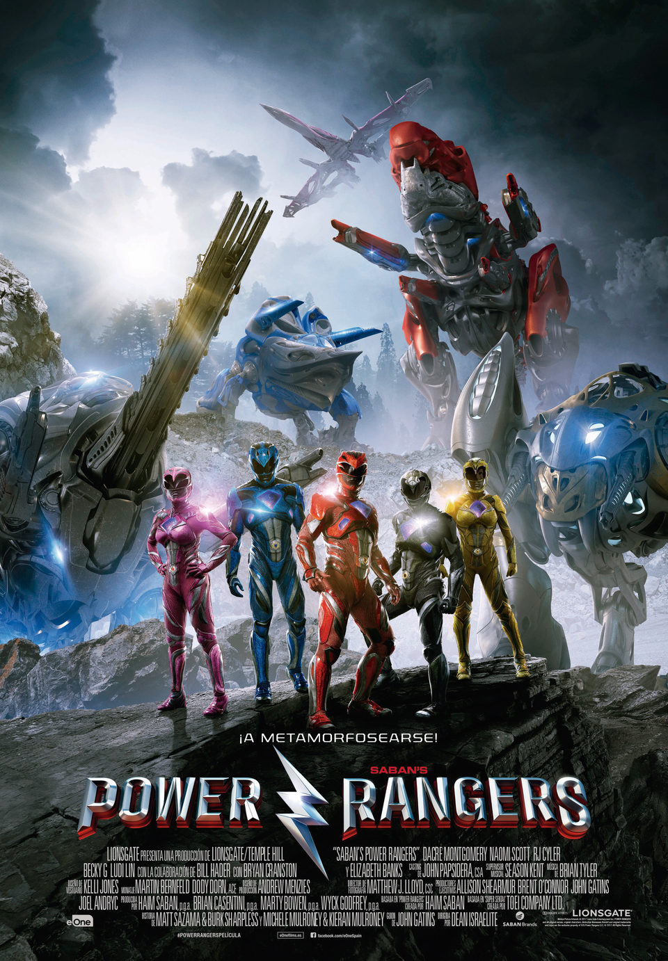 Poster of Power Rangers - Póster español