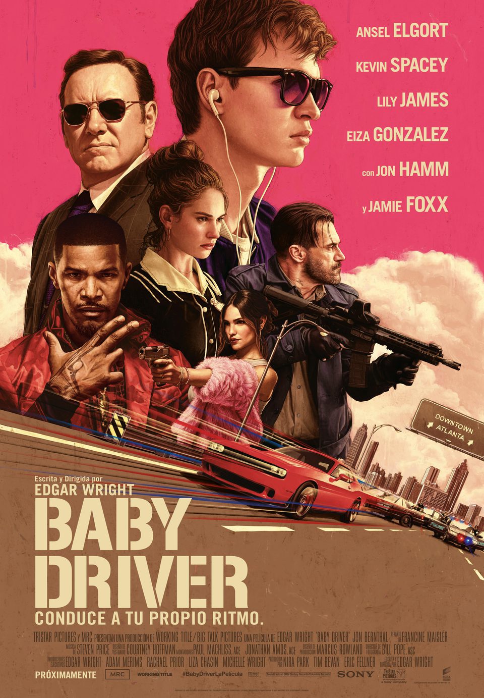 Poster of Baby Driver - Baby Driver Póster Español #2