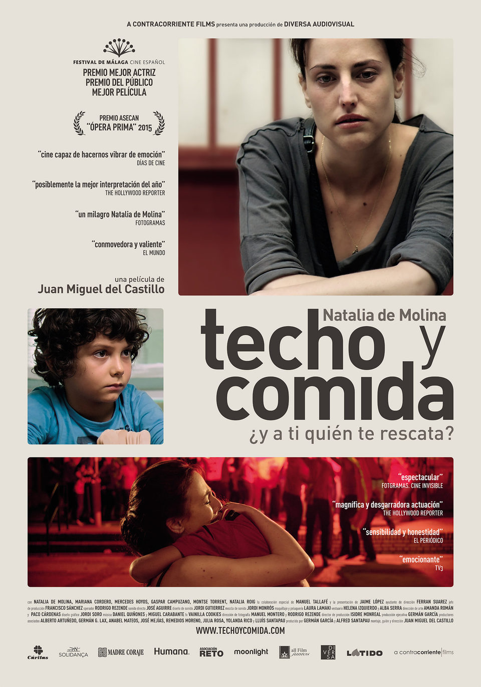 Poster of Techo y comida - Cartel españa