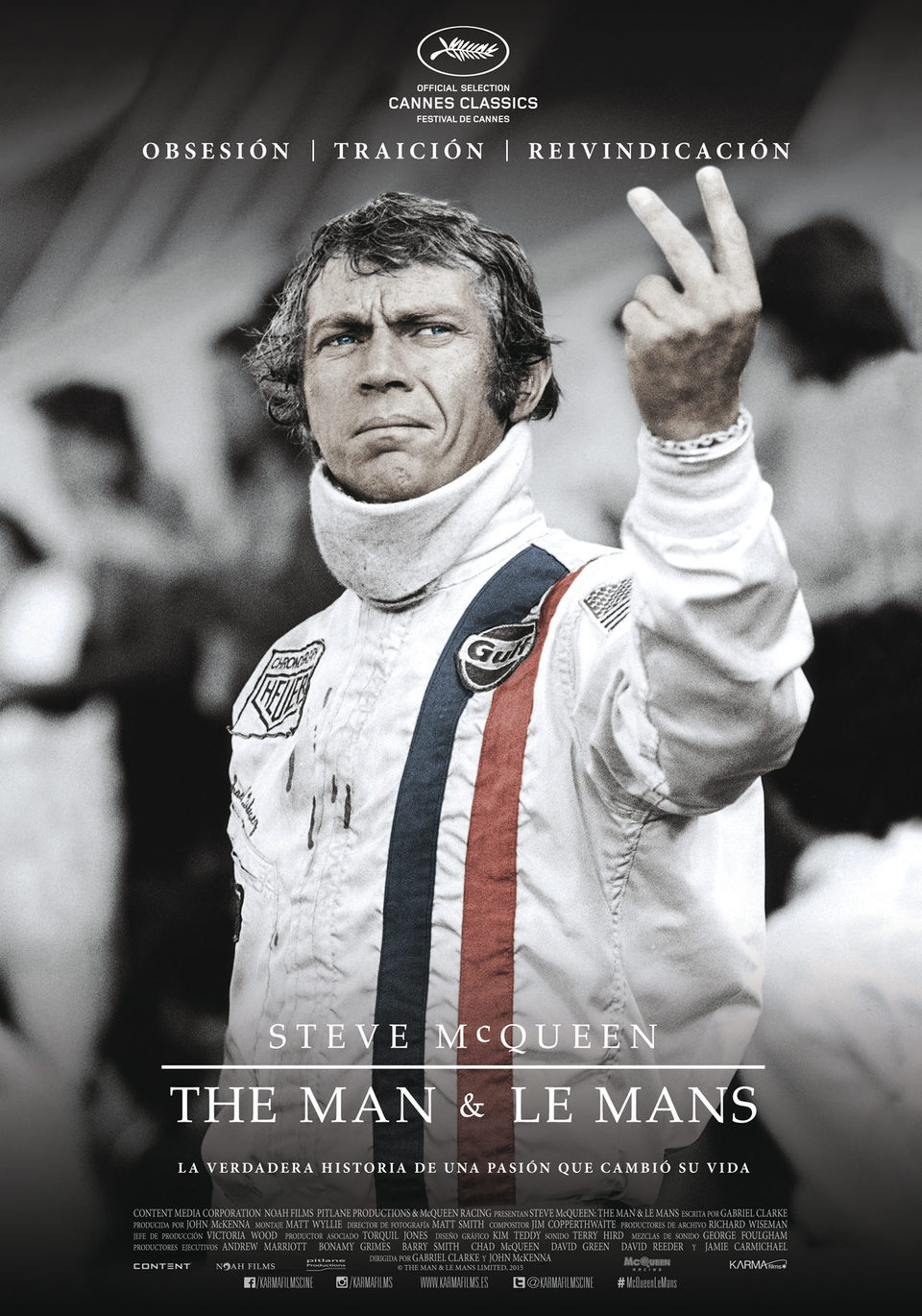 Poster of Steve McQueen: The Man & Le Mans - Español