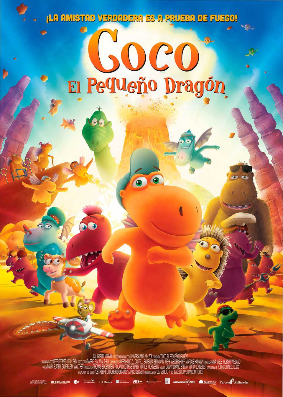 Poster of Coconut the Little Dragon - Póster España