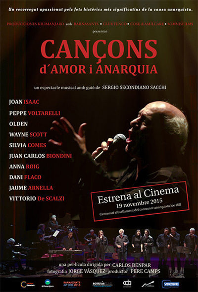 Poster of Cançons d'amor i anarquia - España