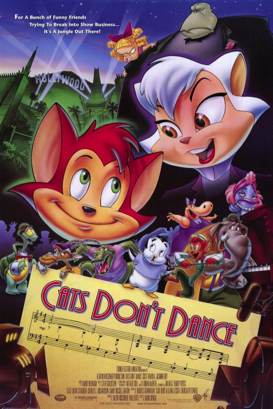 Poster of Cats Don't Dance - Estados Unidos