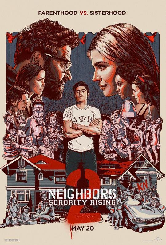 Poster of Bad Neighbours 2 - Parodia 'Civil War'