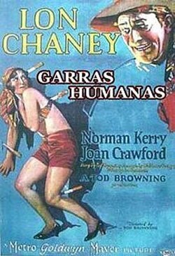 Póster español 'Garras humanas'