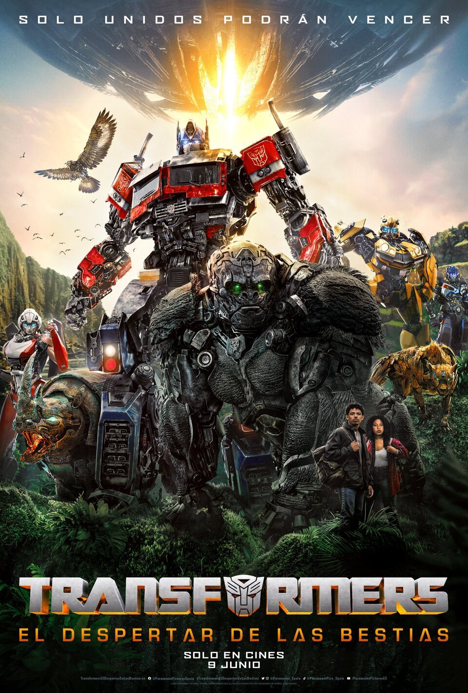 Poster of Transformers: Rise of the Beasts - España final