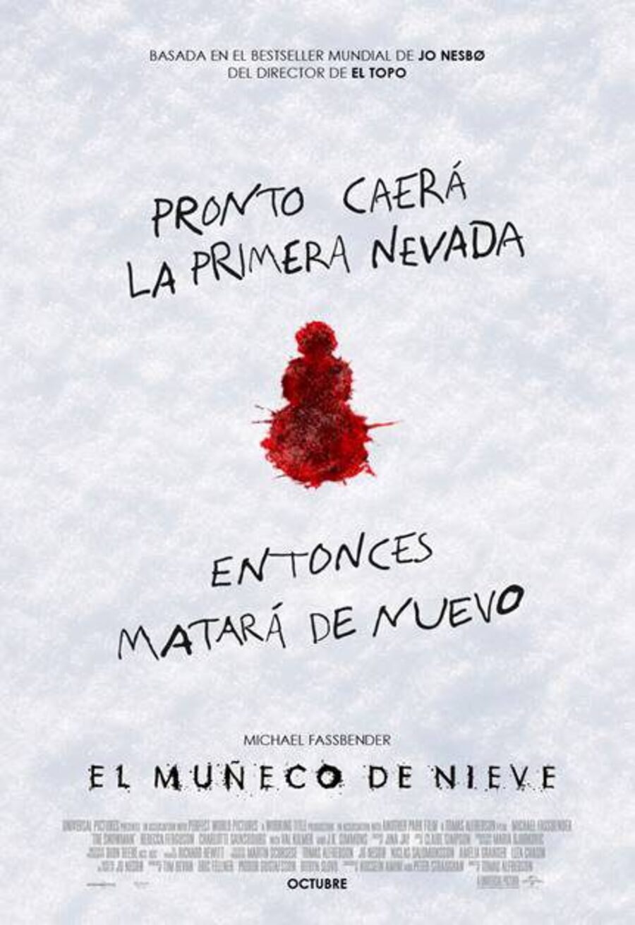 Poster of The Snowman - Póster 'El muñeco de nieve'