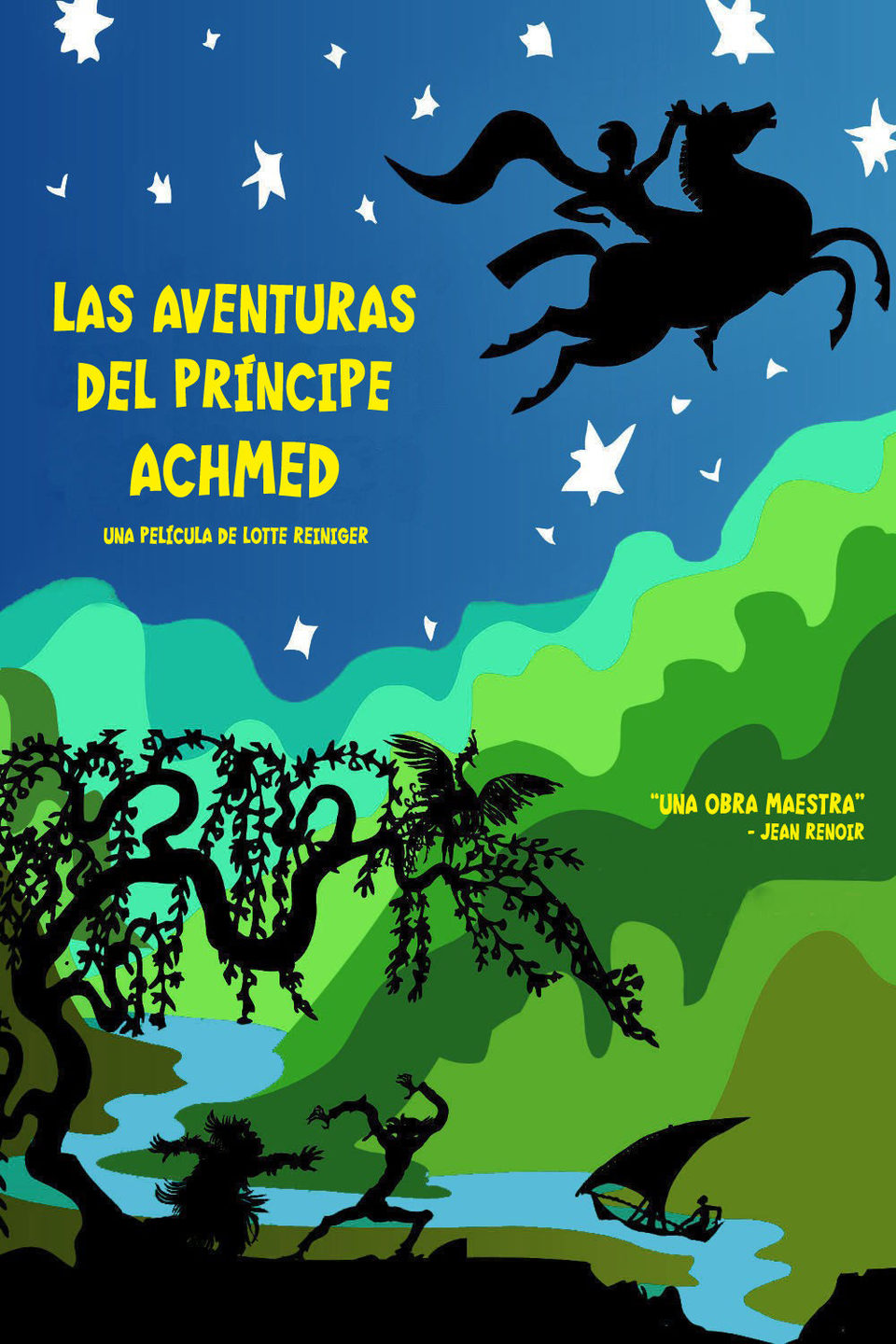 Poster of The Adventures of Prince Achmed - España