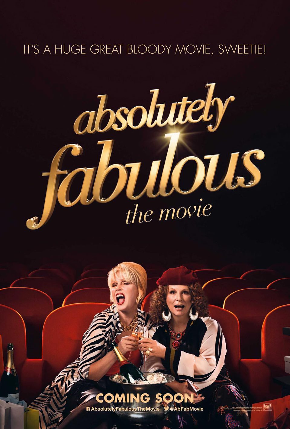 Poster of Absolutely Fabulous: The Movie - Reino Unido #2