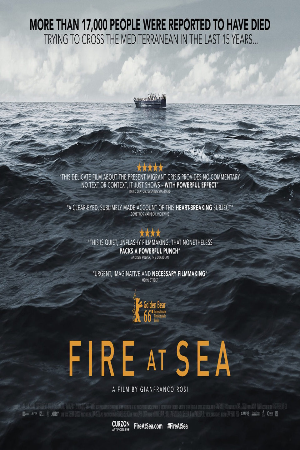 Poster of Fire at Sea - Reino Unido