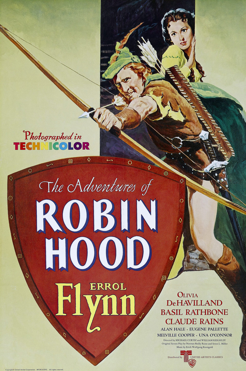 Poster of The Adventures of Robin Hood - Reino Unido