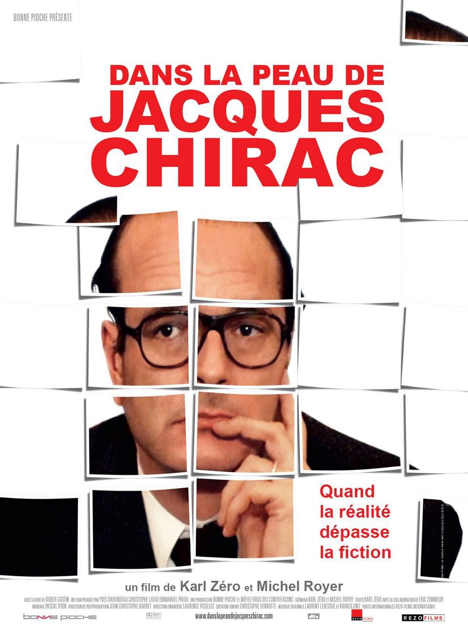 Poster of Dans la Peau de Jacques Chirac - Francia