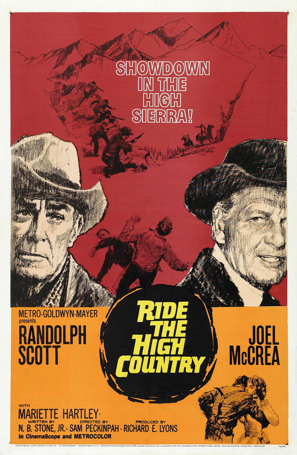 Poster of Ride the High Country - Estados Unidos
