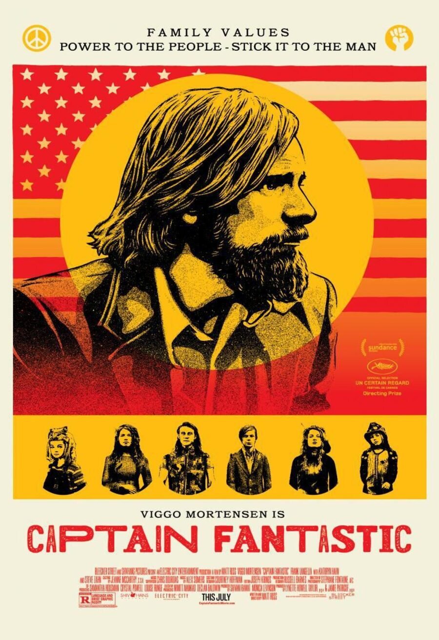 Poster of Captain Fantastic - EEUU