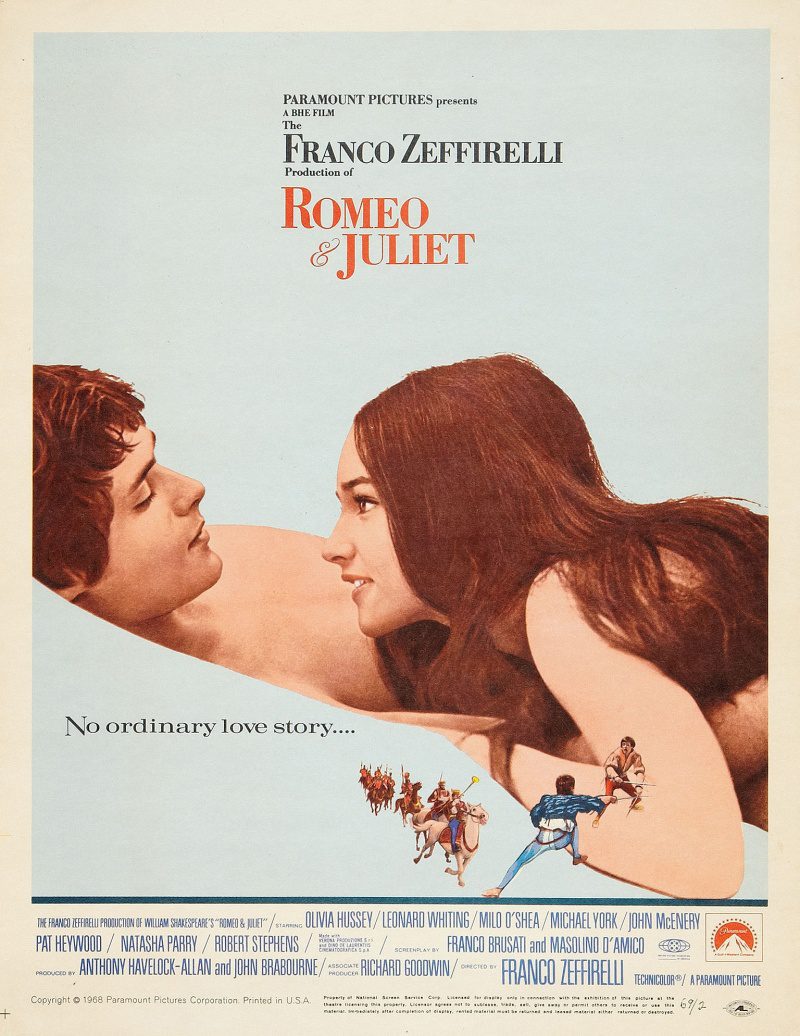 Poster of Romeo and Juliet - Reino Unido