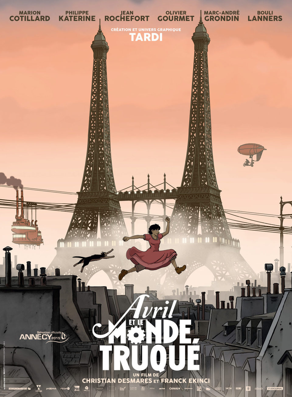 Poster of April and the Extraordinary World - Francia