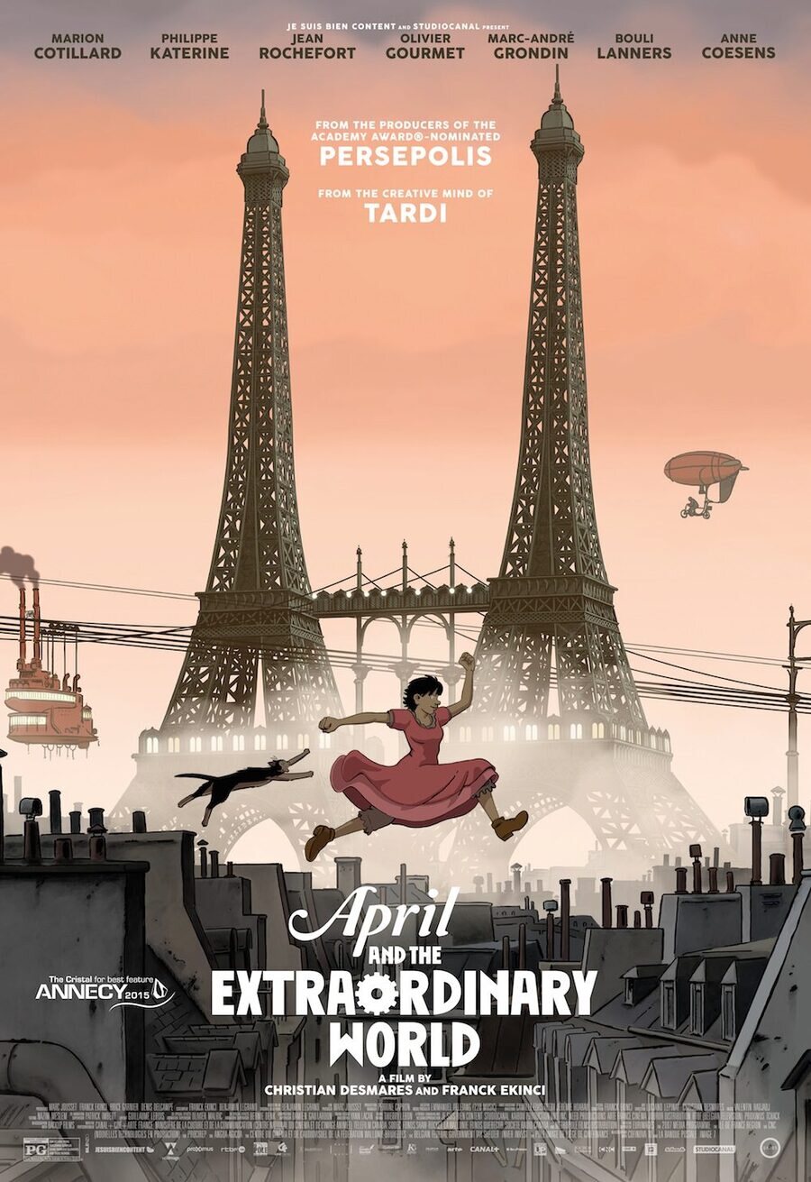 Poster of April and the Extraordinary World - Estados Unidos