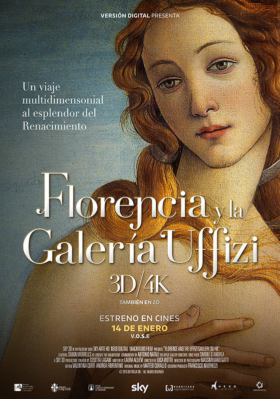 Poster of Florence and the Uffizi Galley - España