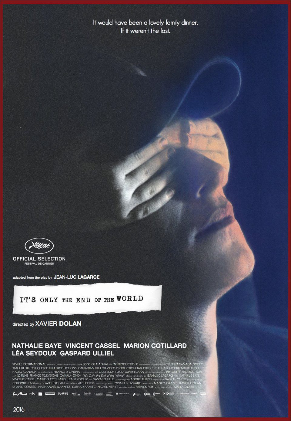 Poster of It's Only the End of the World - International