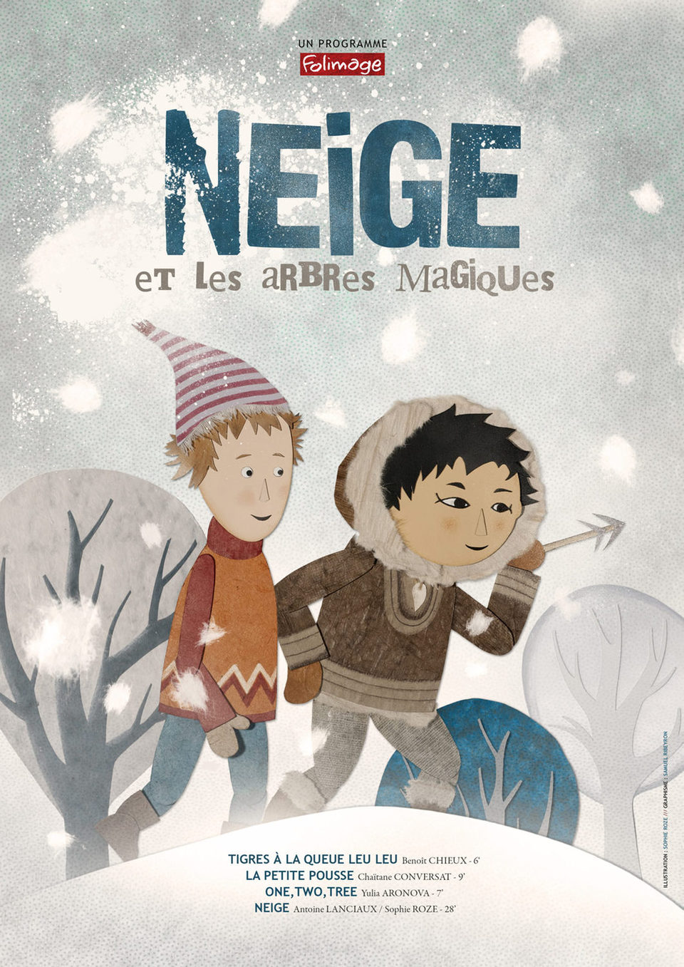 Poster of Snow and the Magic Trees - Francia