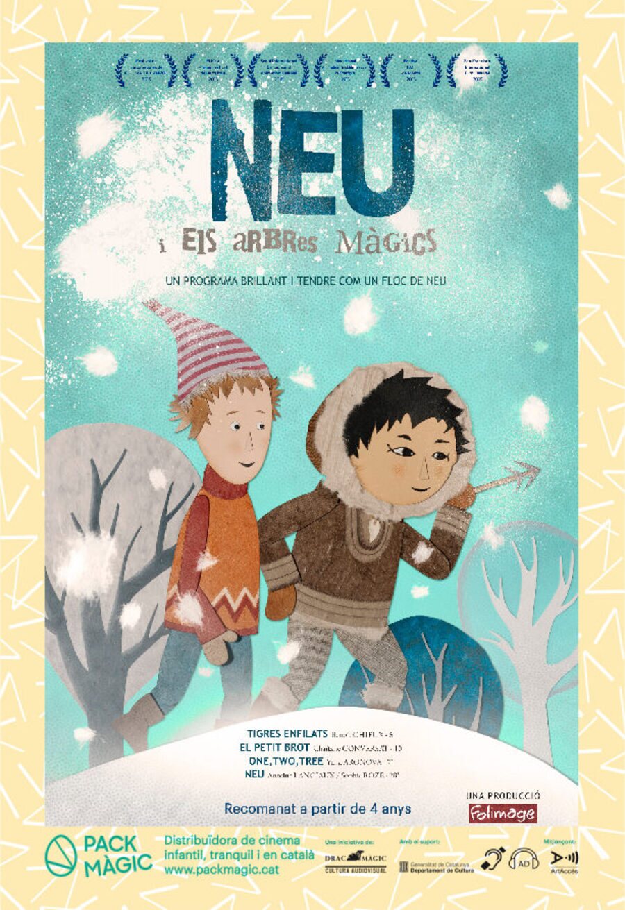 Poster of Snow and the Magic Trees - España (Catalán)