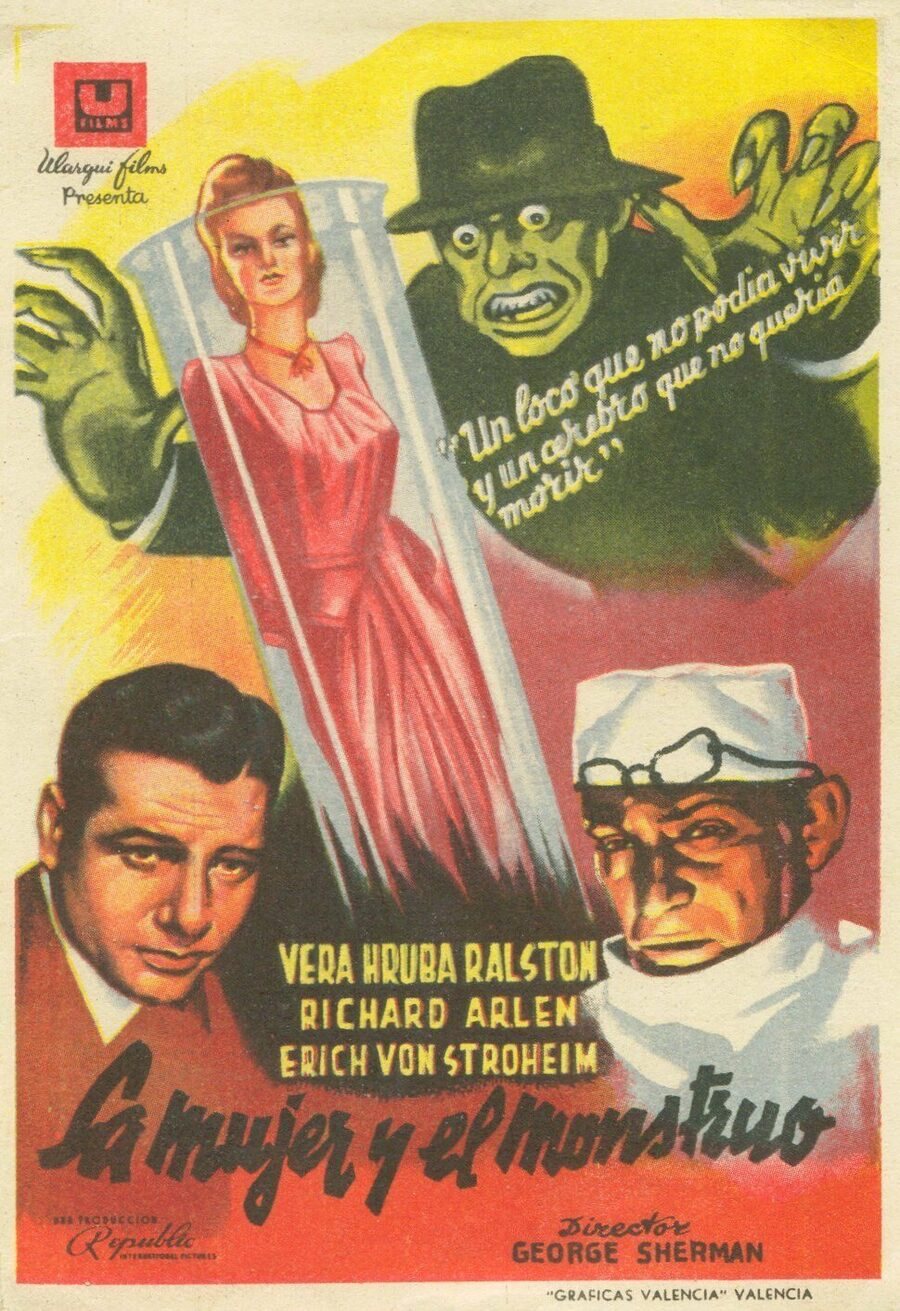 Poster of The Lady and the Monster - España