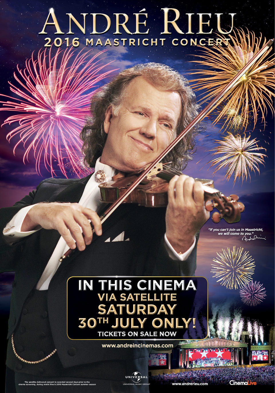Poster of Andre Rieu's 2016 Maastricht Concert - Reino Unido