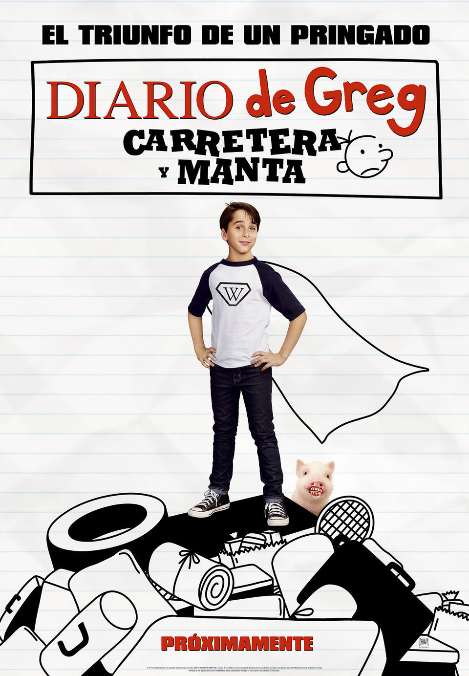 Poster of Diary of a Wimpy Kid: The Long Haul - España #1