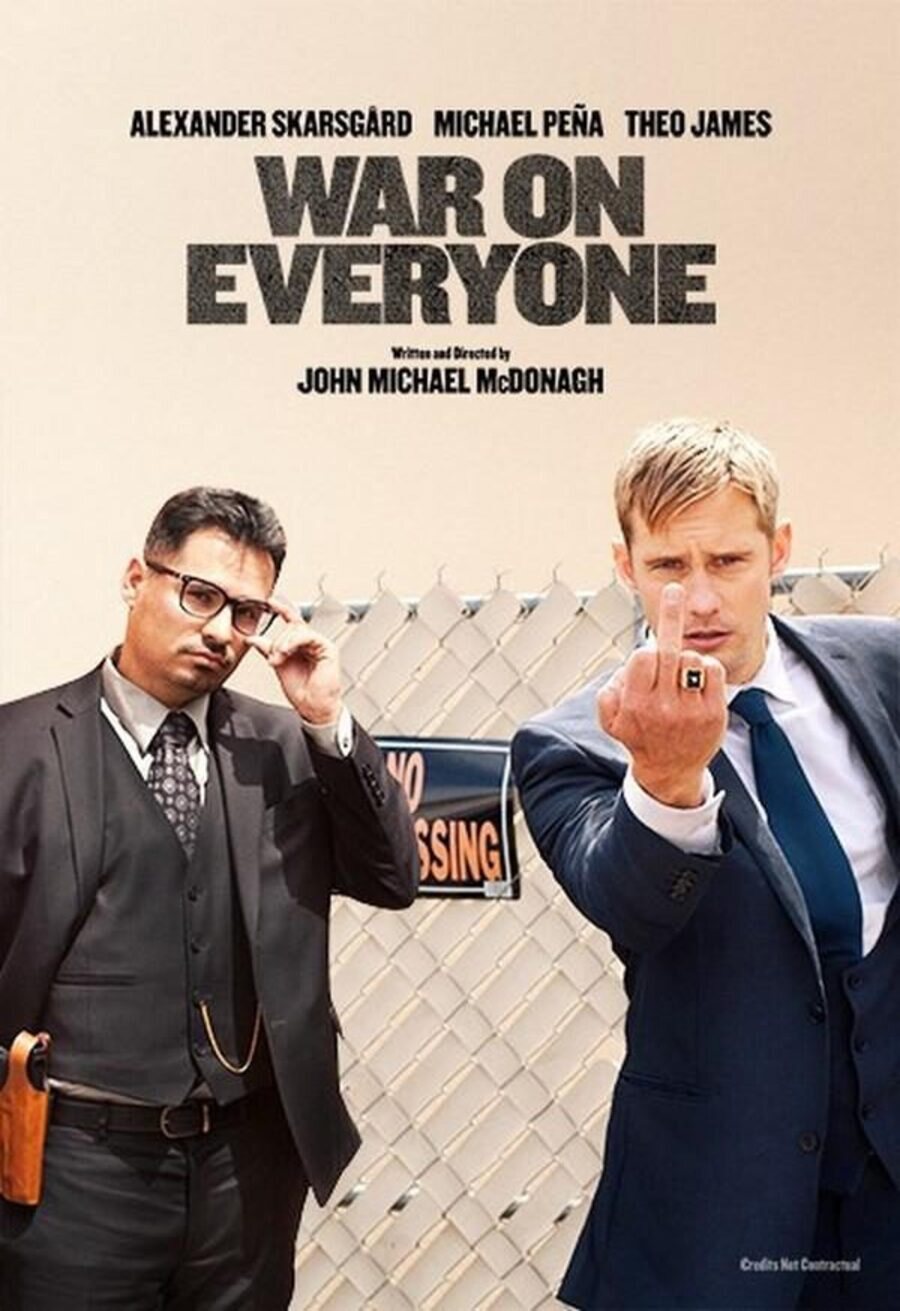 Poster of War on Everyone - Internacional