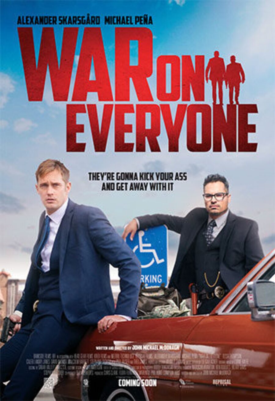 Poster of War on Everyone - Reino Unido