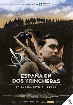 Poster España en dos trincheras: la Guerra Civil en color