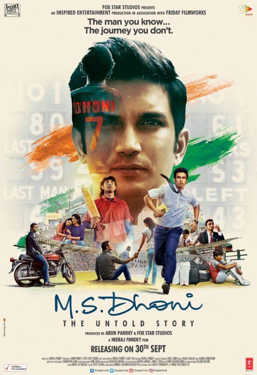 Poster of M.S. Dhoni: The Untold Story - Reino Unido
