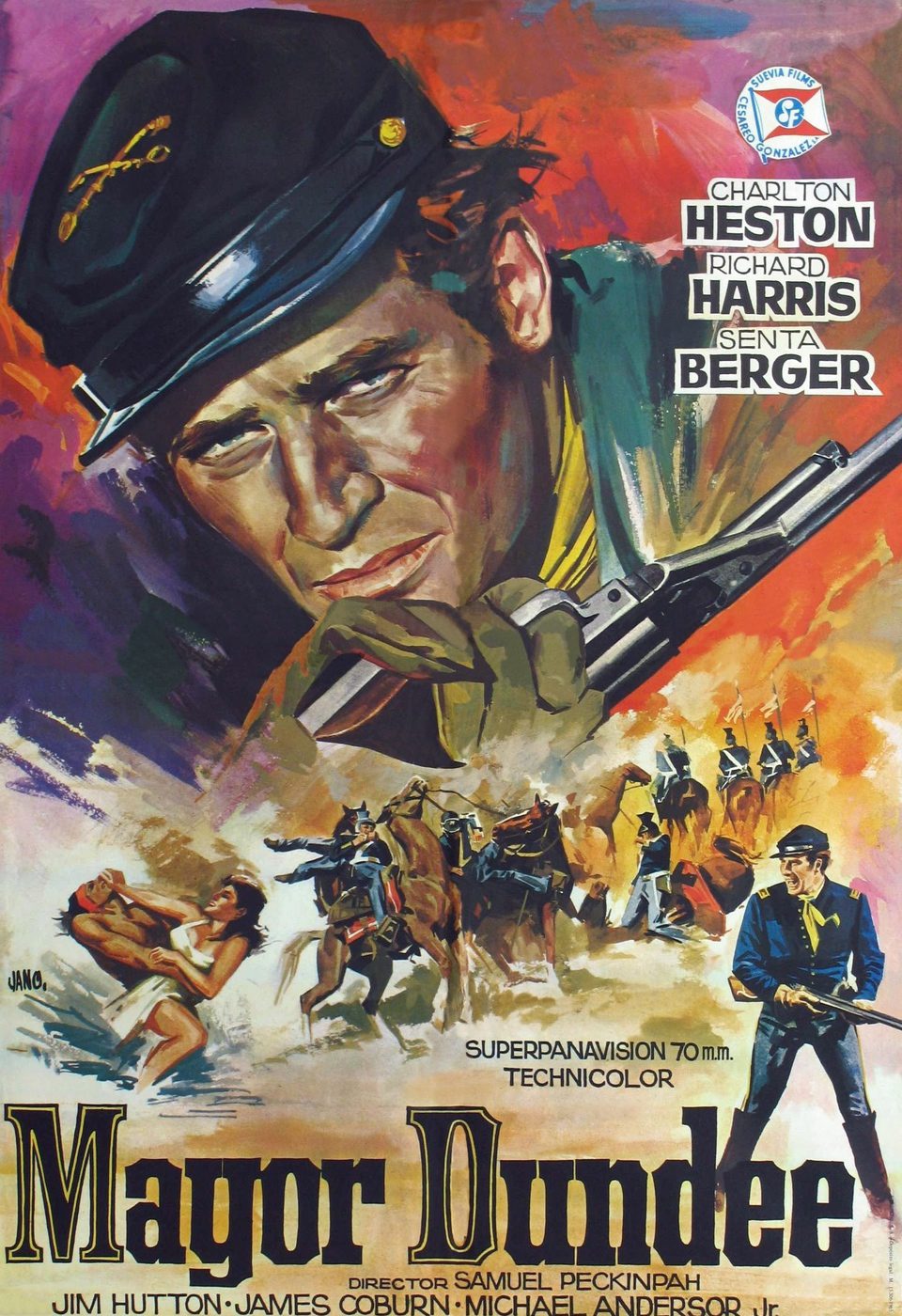 Poster of Major Dundee - Estados Unidos