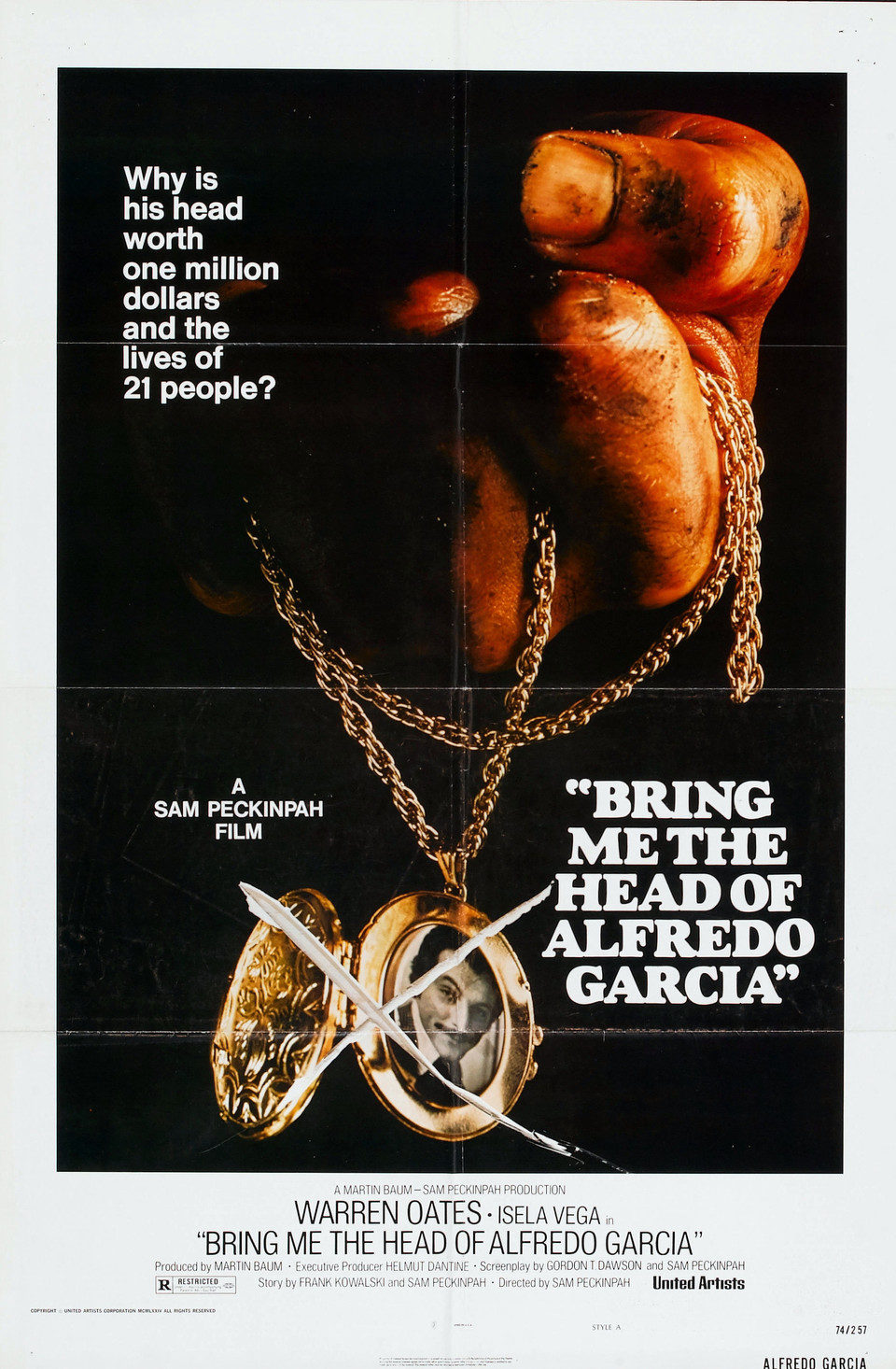 Poster of Bring Me the Head of Alfredo Garcia - Estados Unidos